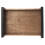 Rechteckiges Serviertablett aus Mangoholz mit Metallgriff 3