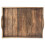 Rechteckiges Serviertablett aus Mangoholz mit Griff 3