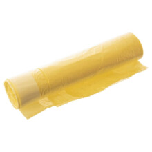 10er-Pack gelbe Müllsäcke 40L HDPE mit Zitronenduft und Kordelzug