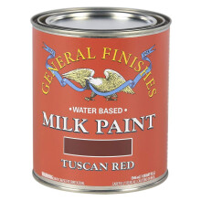 General Finishes Wasserbasierte Milchfarbe, 1 Quart, Toskana Rot