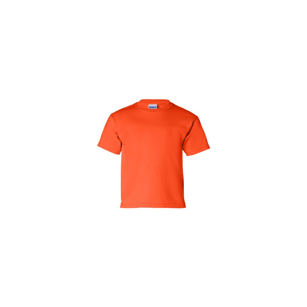 Gildan unisex child Ultra Cotton Youth T-shirt  2-pack T Shirt  Orange  Medium US