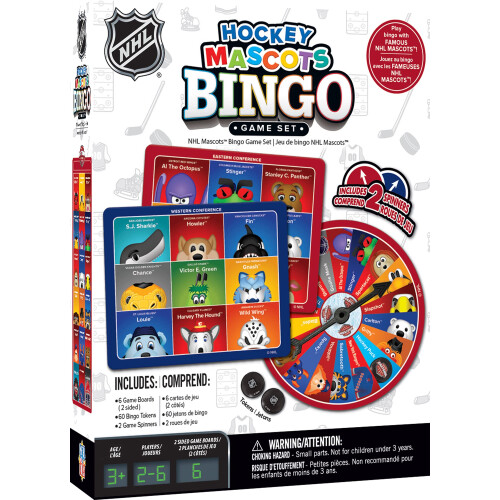 NHL Mascot Bingo Game