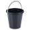 Wiadro plastikowe czarne 5 l 1