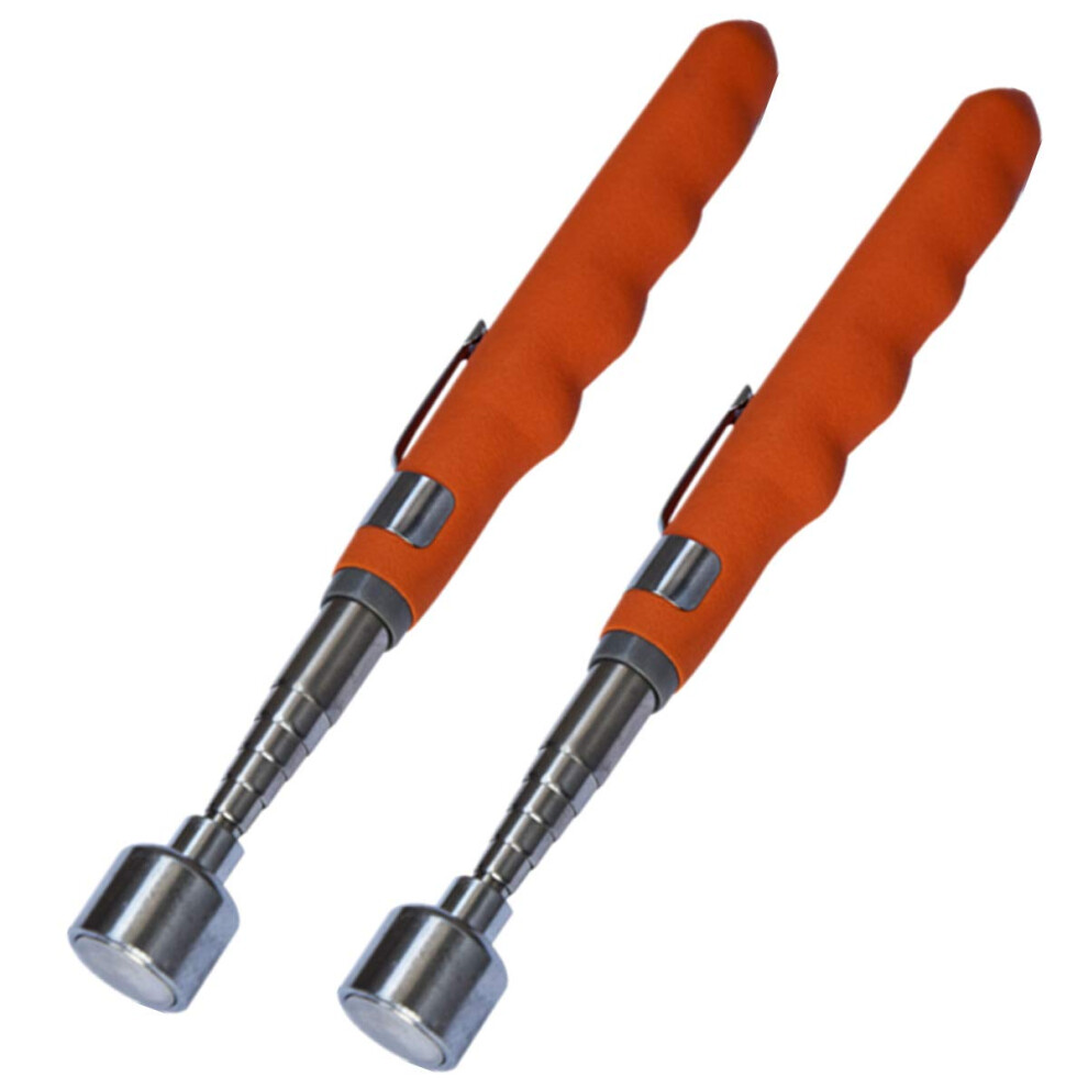 2 Pcs Telescoping Magnetic Pick Up Tool Extendable 31"" 20 Lb Telescopic Magnet Stick Extends Tool -Dad Gifts For Men/Boyfriend/Papa/Grandfather Birth 650434341936