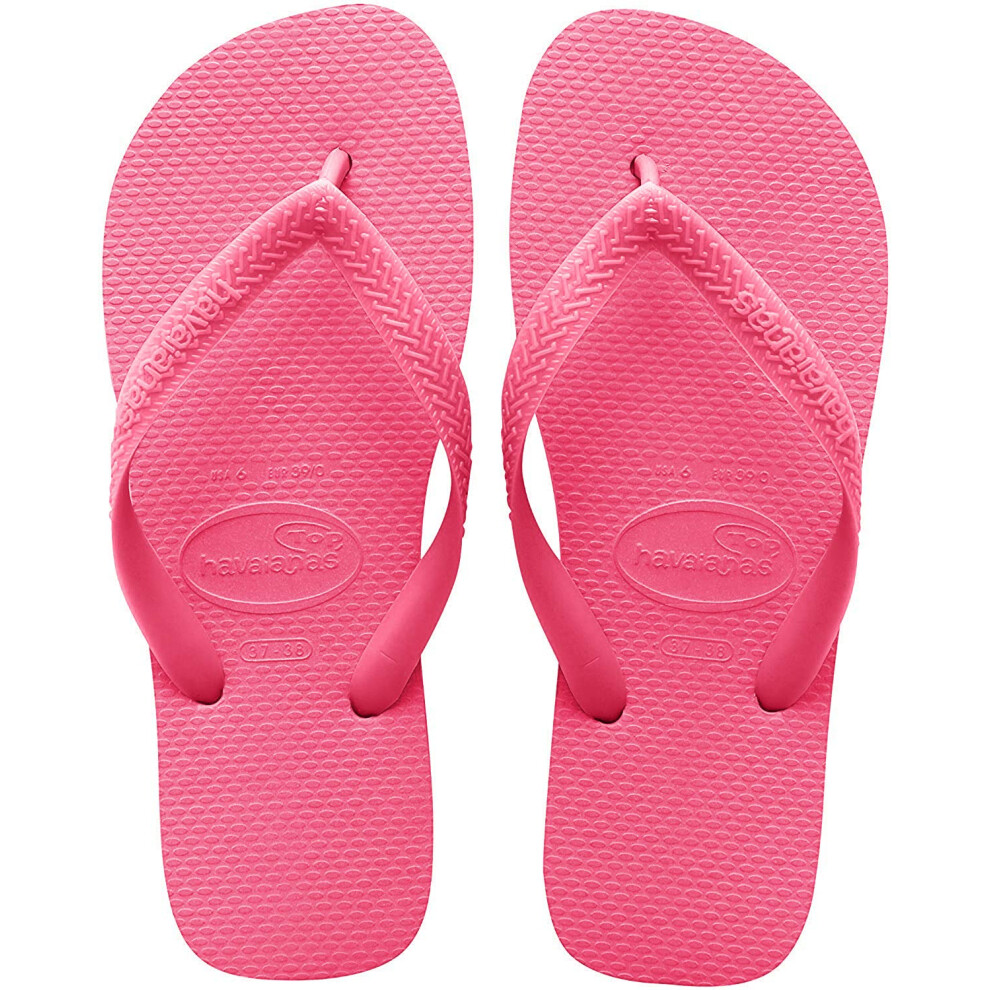 Havaianas Womens Top Flip Flop Sandal Pink  3738 BR(7-8 M US Womens  6-7 M US Mens)