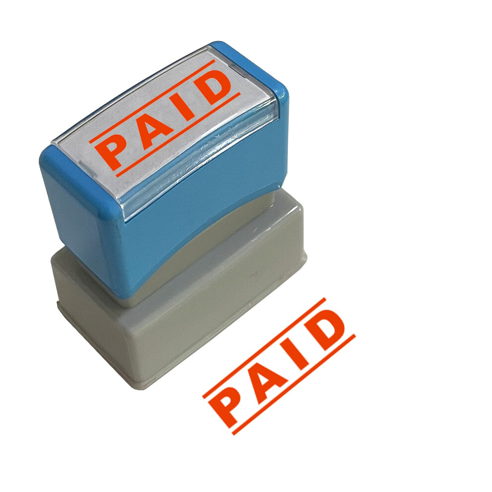 Timbro A Pagamento Wafjamf - Timbro Con Messaggio Preinchiostrato - Timbro In Gomma Autoinchiostrante - Inchiostro Rosso - Medio