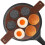 Moule à œufs en silicone marron SILLINIE 24 cm 4