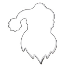 Lebkuchenform für Weihnachtsmann aus Edelstahl