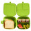 Zweiteilige Lunchbox mit Deckel und geteiltem Behälter 6