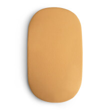 mushie Sábana de Cuna de Muselina Extra Suave | 30" x 16" (Amarillo Otoño)