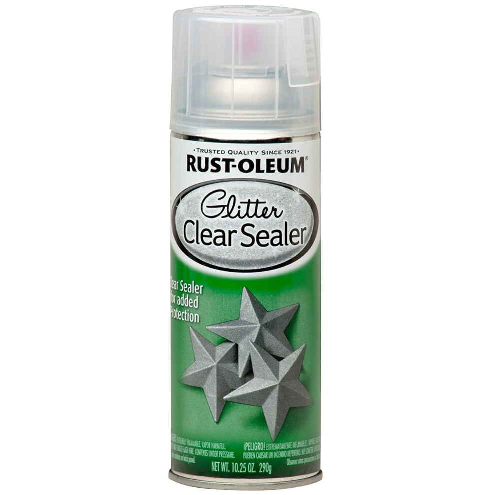 Rust-Oleum 267736 Specialty glitter Spray  1025 Ounce   clear Sealer