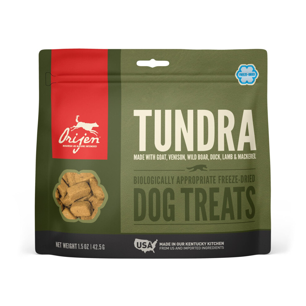 ORIJEN Freeze-Dried Dog Treats  Tundra  Biologically Appropriate  grain Free