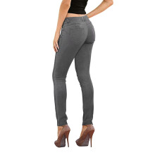 Hybrid & Company Dame Butt Lift Super Comfy Stretch Ripped Skinny Jeans P37356SK Gr? 11