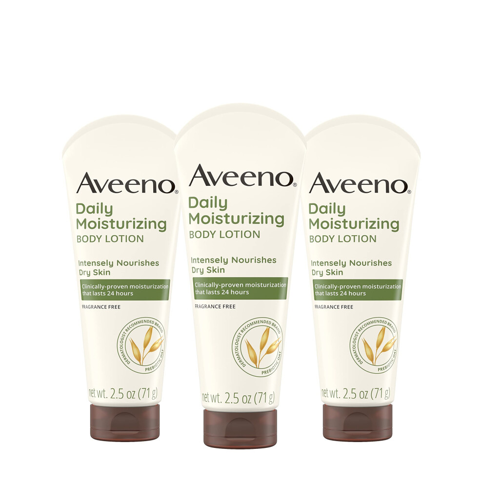 Aveeno Daily Moisturizing Oat Lotion for Dry Skin  3 x 25 fl oz