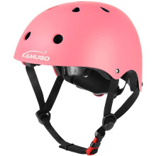 KAMUgO Kids Adjustable Helmet Suitable for Toddler Kids Ages 2-8 Boys girls Multi-Sport Safety cycling Skating Scooter Helmet (Pink Small)