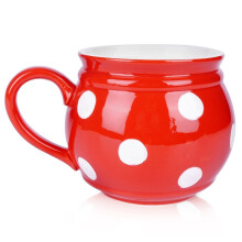 Keramikbecher für Kaffee und Tee mit angenehmem Henkel