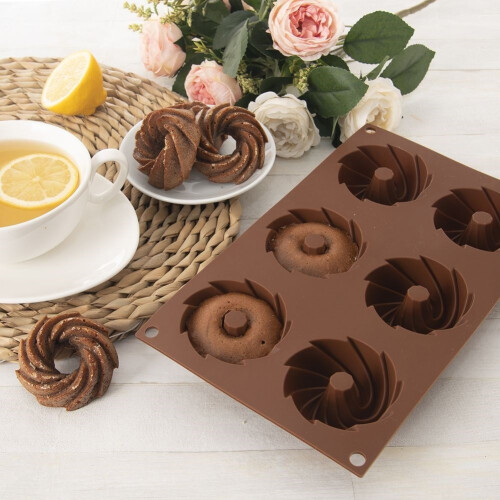 Leichte und flexible Silikonformen zum Muffinbacken 1