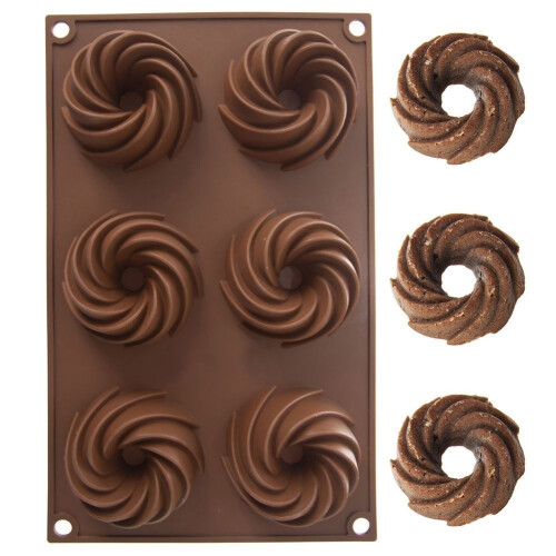 Leichte und flexible Silikonformen zum Muffinbacken