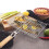 Universal-Grillkorb aus verchromtem Metall mit Holzgriff 2