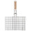 Universal-Grillkorb aus verchromtem Metall mit Holzgriff 1