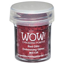 Wow Embossing Powder 15ml Red Glitz
