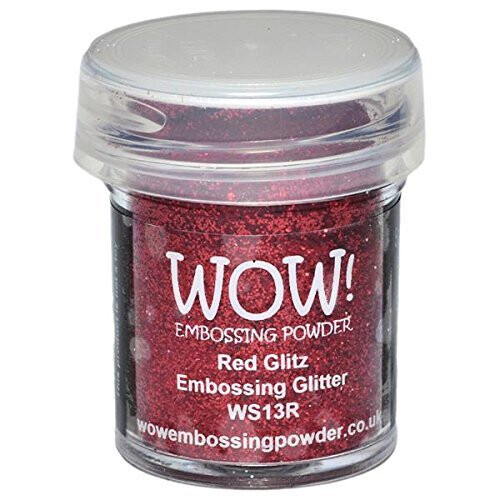 Wow Embossing Powder 15ml Red Glitz