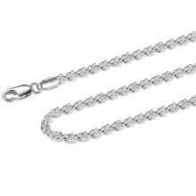 Waitsoul 925 sterlings?lv rebk?de hummerl?s 2,5 mm s?lvk?de til m?nd kvinder S?lvhalsk?dek?de 16-30 tommer(16)