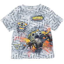 Monster Jam Maximum Destruction T-Shirt Grau 10-12