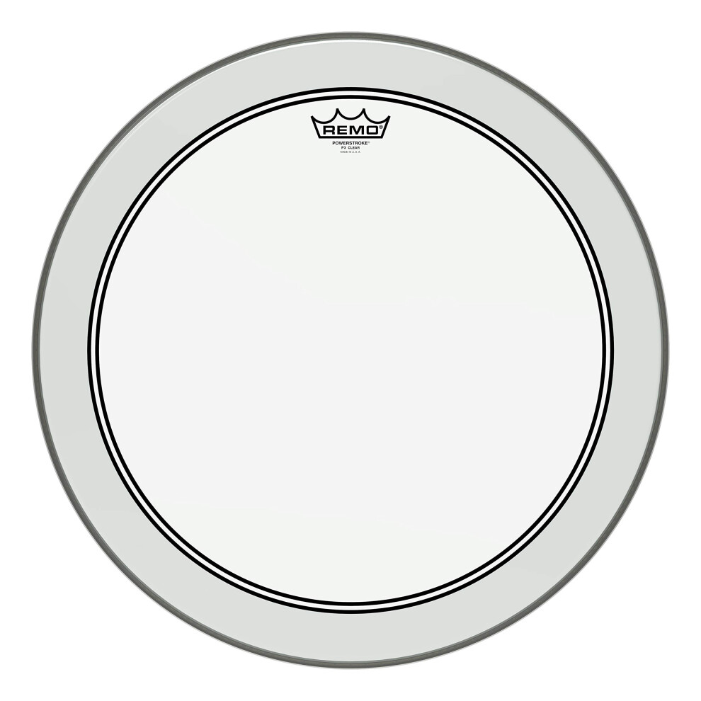 Remo Powerstroke P3 clear Bass Drumhead  18