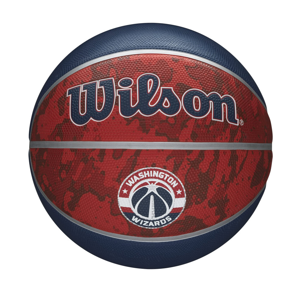 WILSON NBA Team Tiedye Basketball - Washington Wizards  Size 7-295