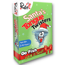 Vraiment?! Jeu de cartes Santas Tongue Twisters Jeux de Nol pour les familles Ide de bas de Nol amusante Jeu de fte de vacances pour enfants
