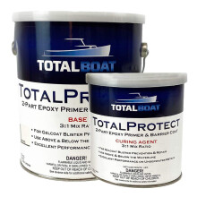 TotalBoat-439901 TotalProtect Sistema de capa de barrera epoxi (galσn blanco) 1 galσn (paquete de 1)