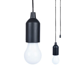 LED-Lampe in Glühbirnenform mit 90cm Kabel für Camping
