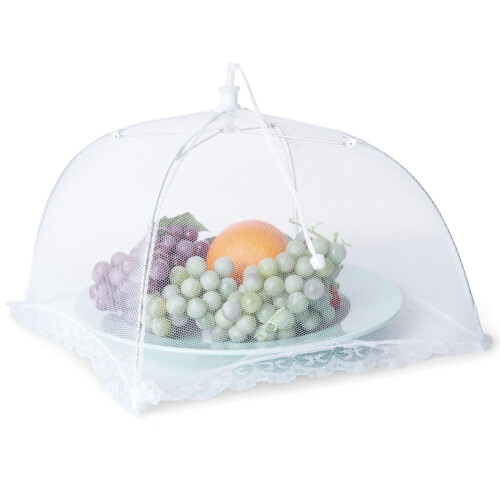 Cloche alimentaire - 30X30 cm - Blanc