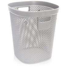 Büroabfalleimer 12,5 l mit Griff und belüftetem Design