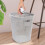 Büroabfalleimer 12,5 l mit Griff und belüftetem Design 2