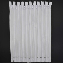 Renashed 60 cremalleras de nailon de 12.0 in para costura de alcantarillado a medida, manualidades, manualidades (blanco)