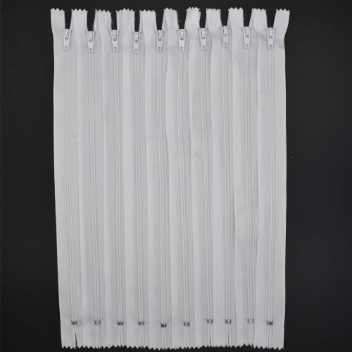 Renashed 60Pcs 12Inch Νάιλον Κουμπώματα για Ράψιμο και Δημιουργίες (Λευκό)
