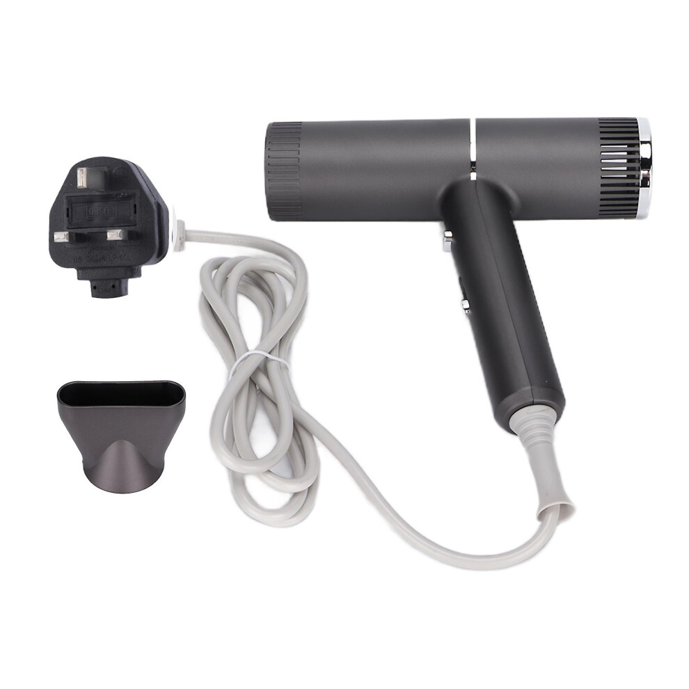 Gray Professional Electric Hair Dryer Portable Overheat Protection Styling Hair Dryeruk Plug 220V