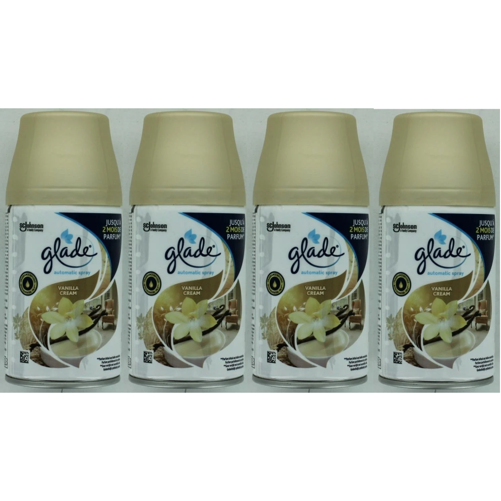 4 x Glade Automatic Spray Refill 269ml - Vanilla Cream-image-OPC-PFSM5CM-NEW