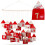 Adventskalender mit 24 Häusern am Holzstab 10
