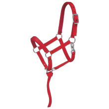 Tough 1 Nylon Padded Miniature Halter Red Small