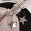 4er Set Serviettenringe in Silber mit Sterndekor 2
