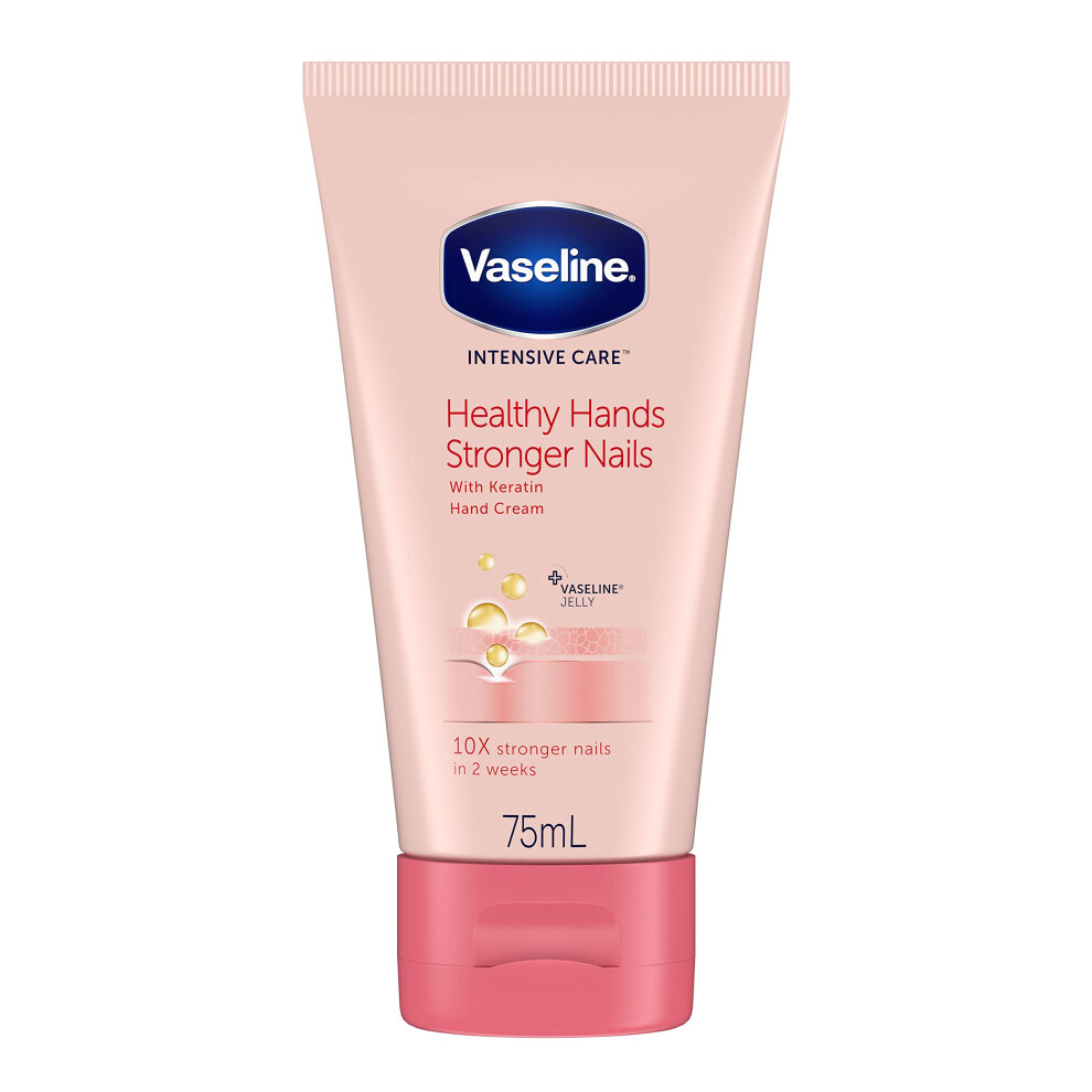 Vaseline Hand cream for Very Dry Hands  Intensive care Healthy Hands Stronger Nails cream 75 ml-image-OPC-PFSMD2D-NEW