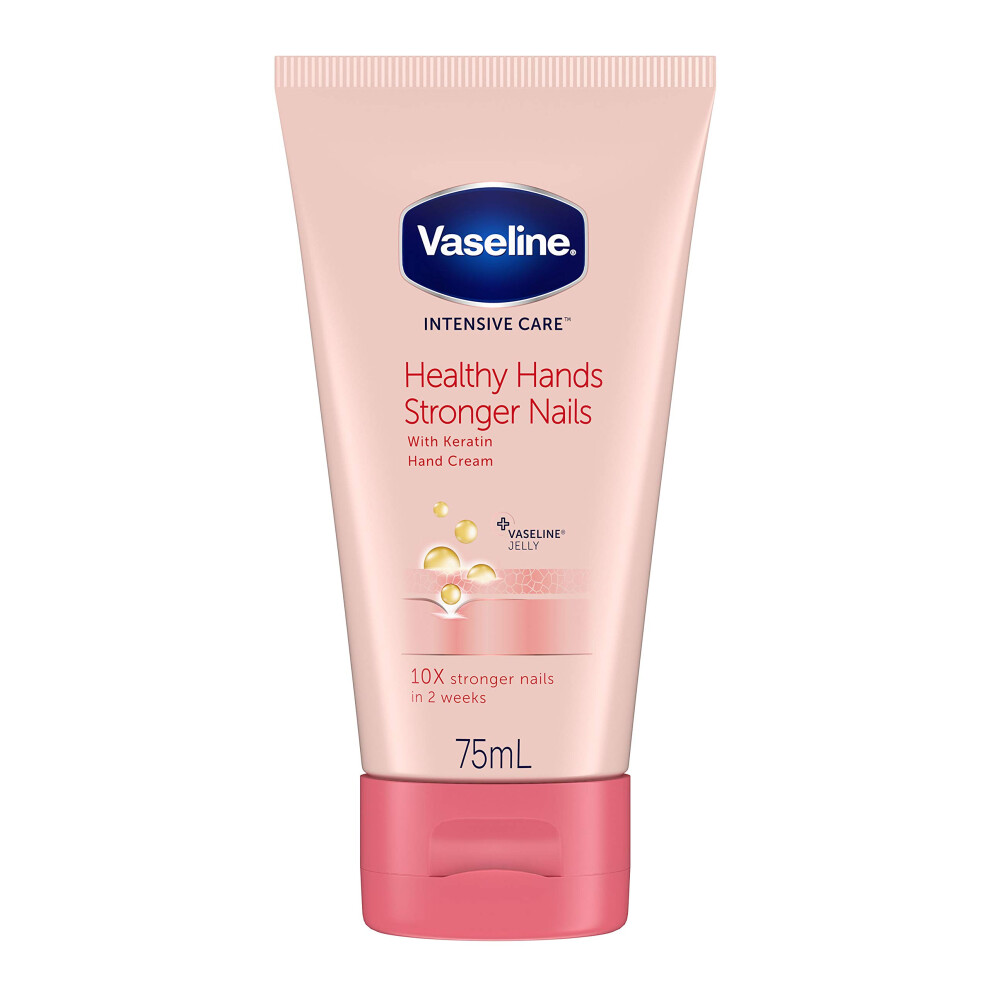 Vaseline Hand cream for Very Dry Hands  Intensive care Healthy Hands Stronger Nails cream 75 ml