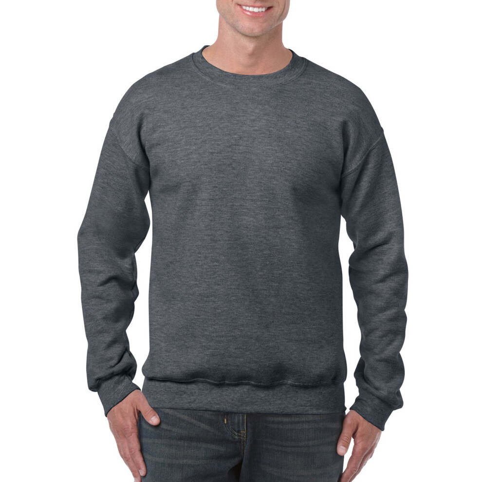 Gildan Men's Heavy Blend Crewneck Sweatshirt - 3X-Large - Dark Heather