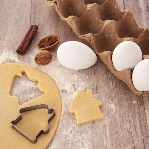 Lebkuchenhausform aus langlebigem Edelstahl 1
