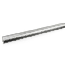Stabiles Nudelholz ohne Griff aus Edelstahl, 40 cm lang