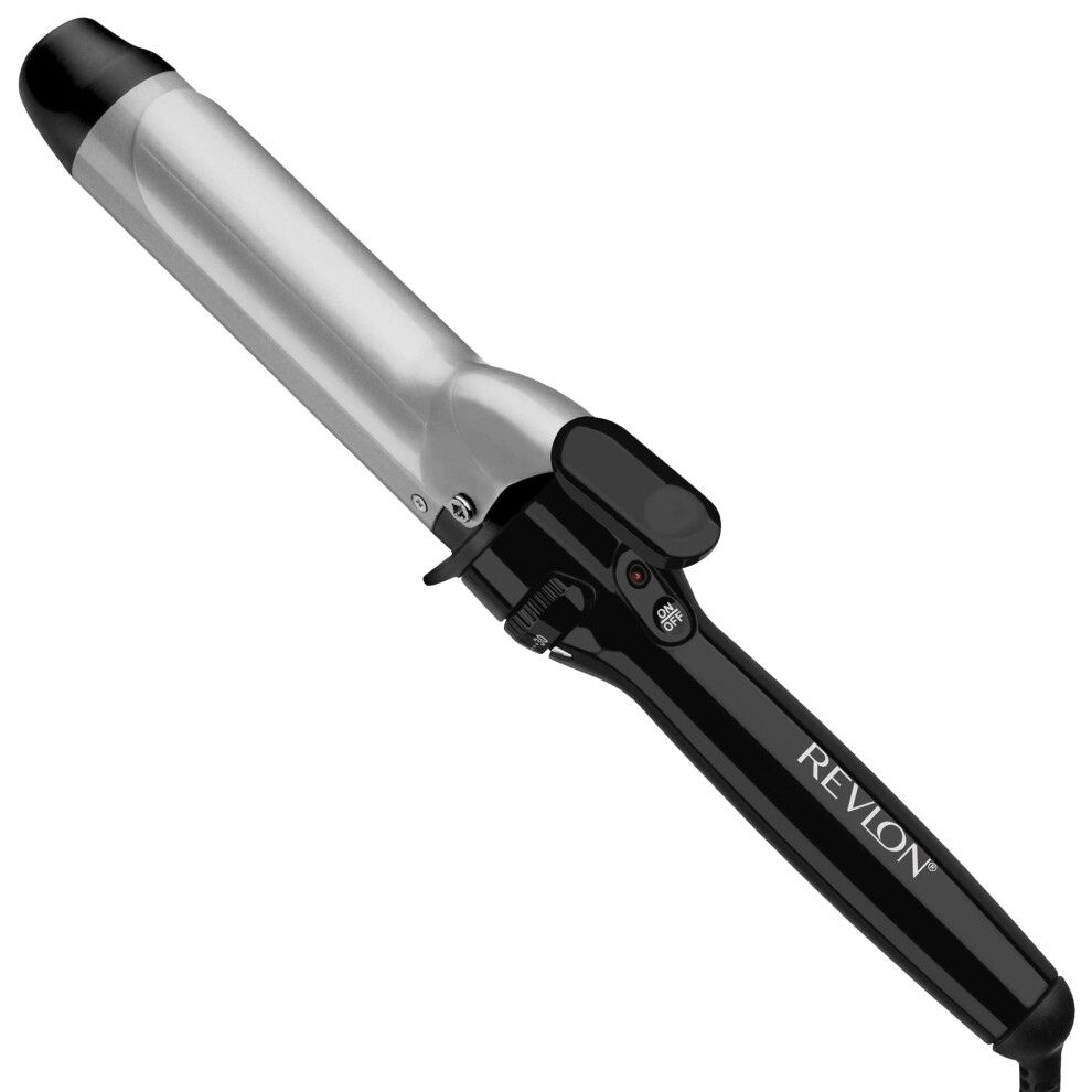 Revlon Perfect Heat Triple Ceramic Curling Iron  For Silky Smooth Loose Curls (1-1/2 in)