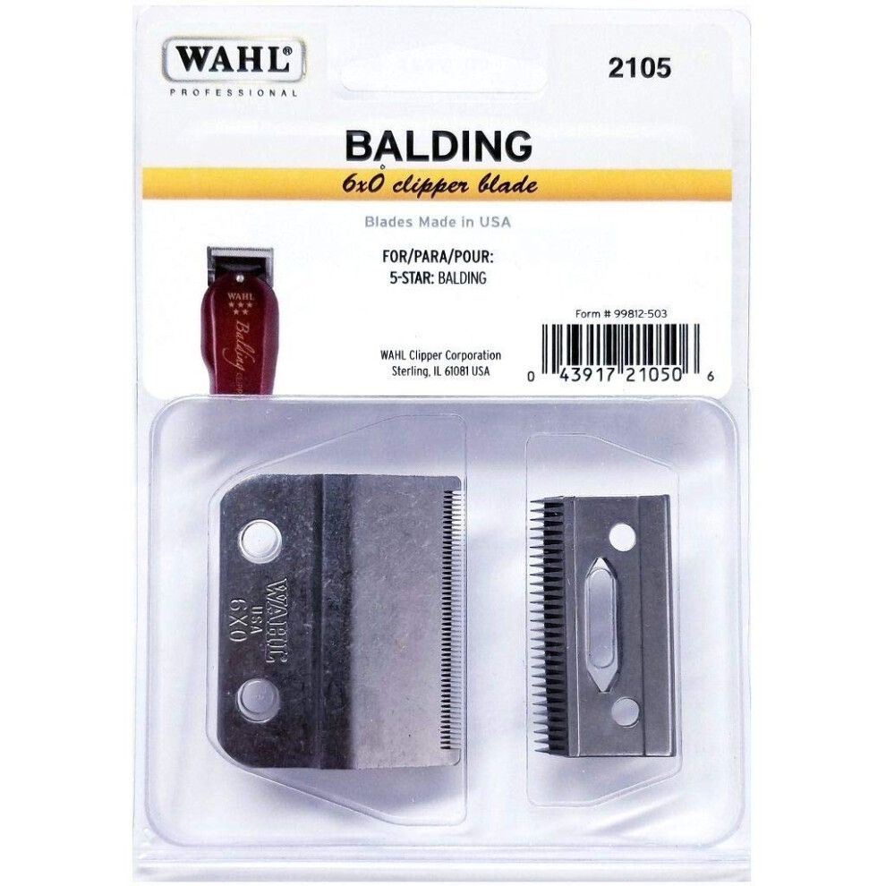 Wahl Balding 6X0 Clipper Blade for 5 Star Balding Clipper #2105